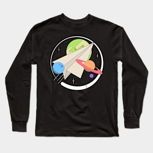 Paper Space Plane II Long Sleeve T-Shirt